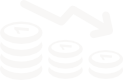 icon of descending money