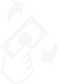 hand exchanging money icon 